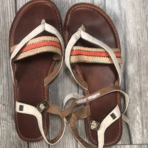 (W) Toms strappy sandals. Size 7
